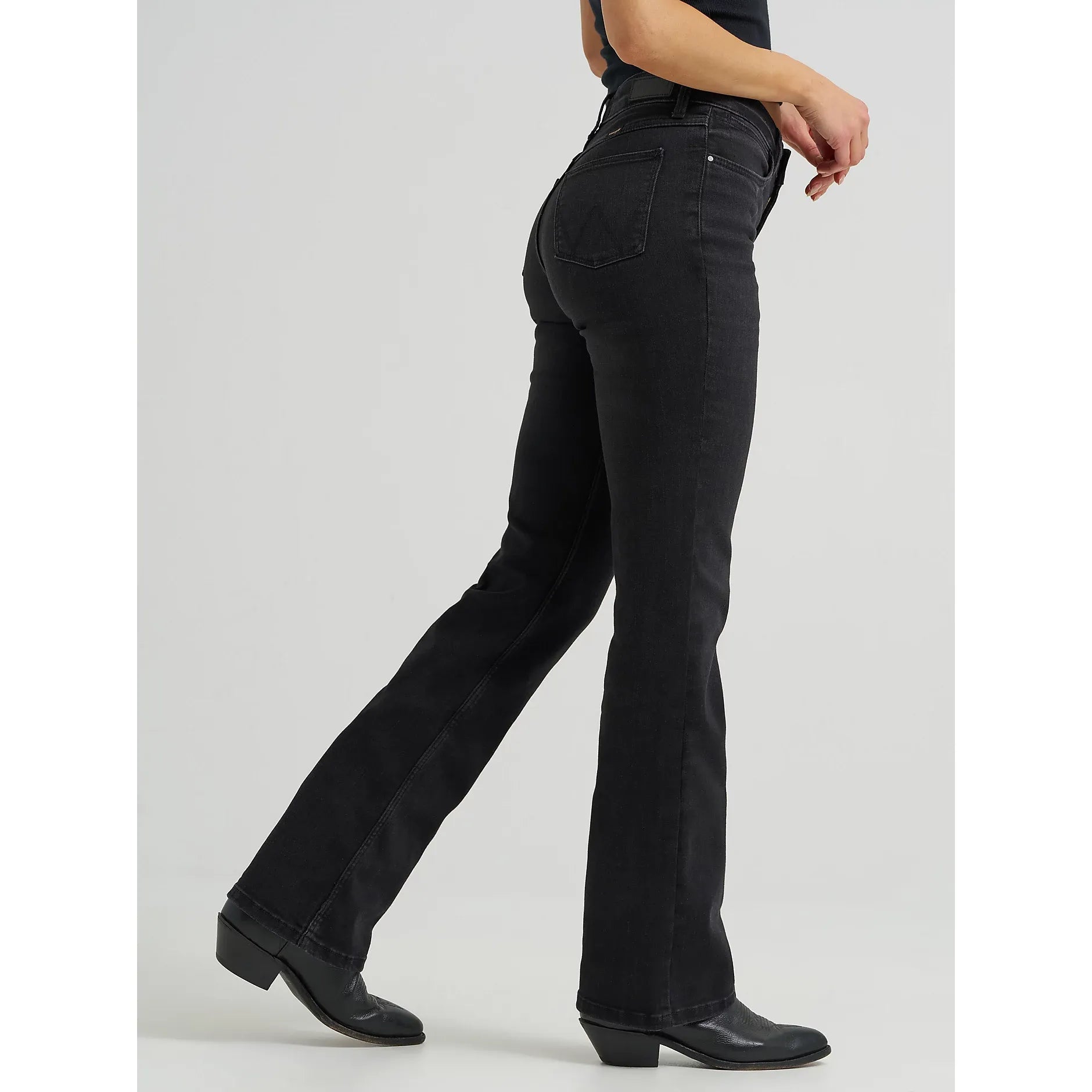 Women's Wrangler® High Rise Bold Boot Jean-Black
