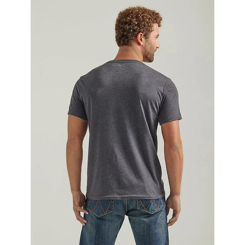 MEN'S Wrangler MEXICO HORSE RIDER GRAPHIC T-SHIRT IN CHARCOAL HEATHER