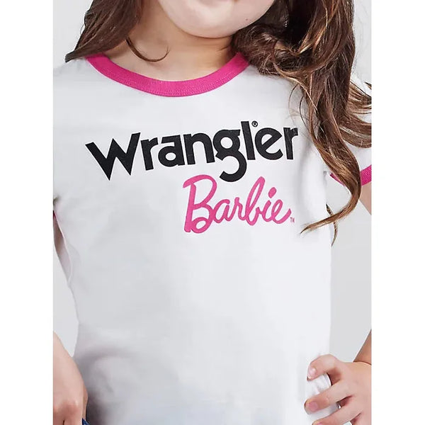 Women's Wrangler x Barbie™ Westward High Rise Bootcut Jean in Wrangler Blue