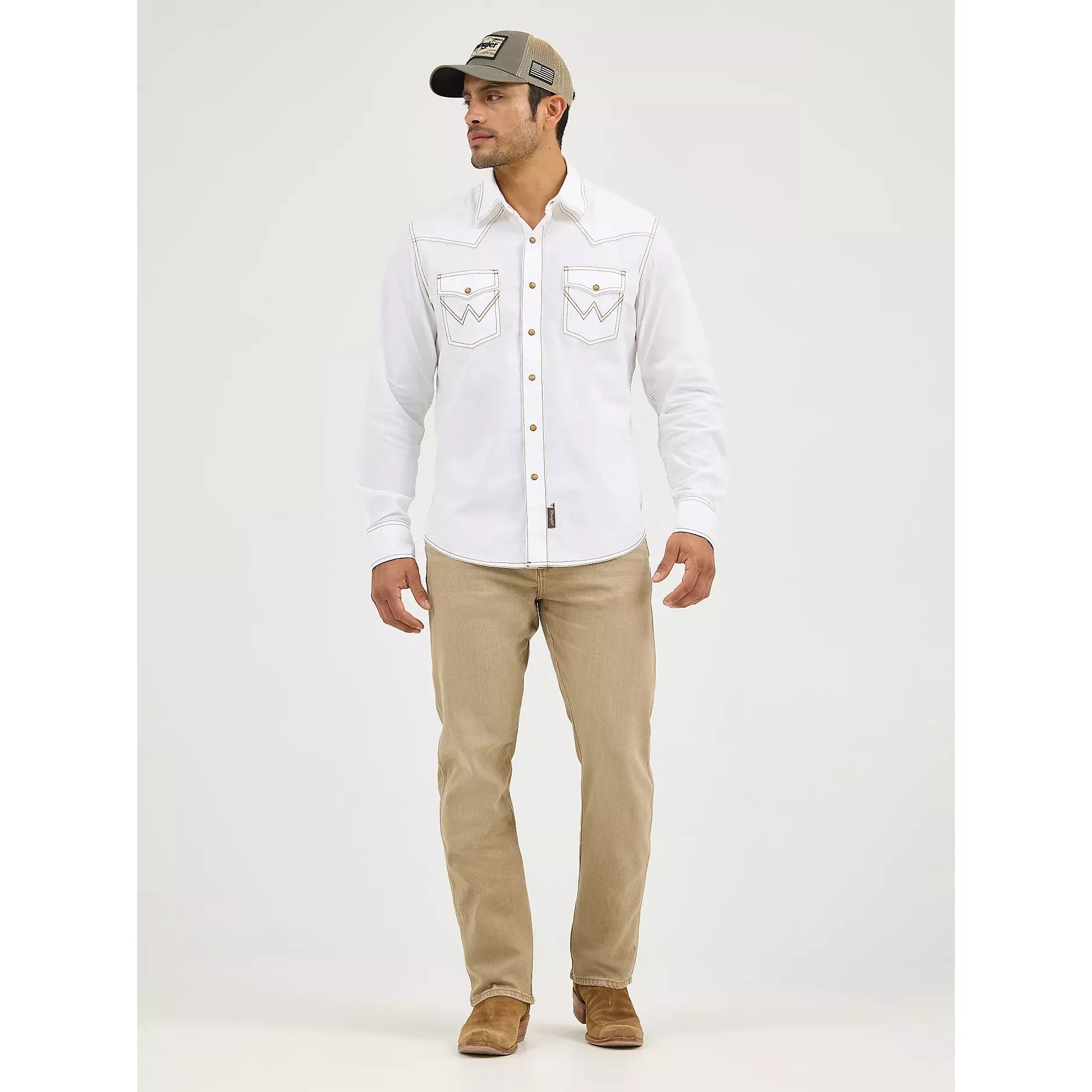 Men's Wrangler Retro® Slim Fit Straight Jean-Saddle