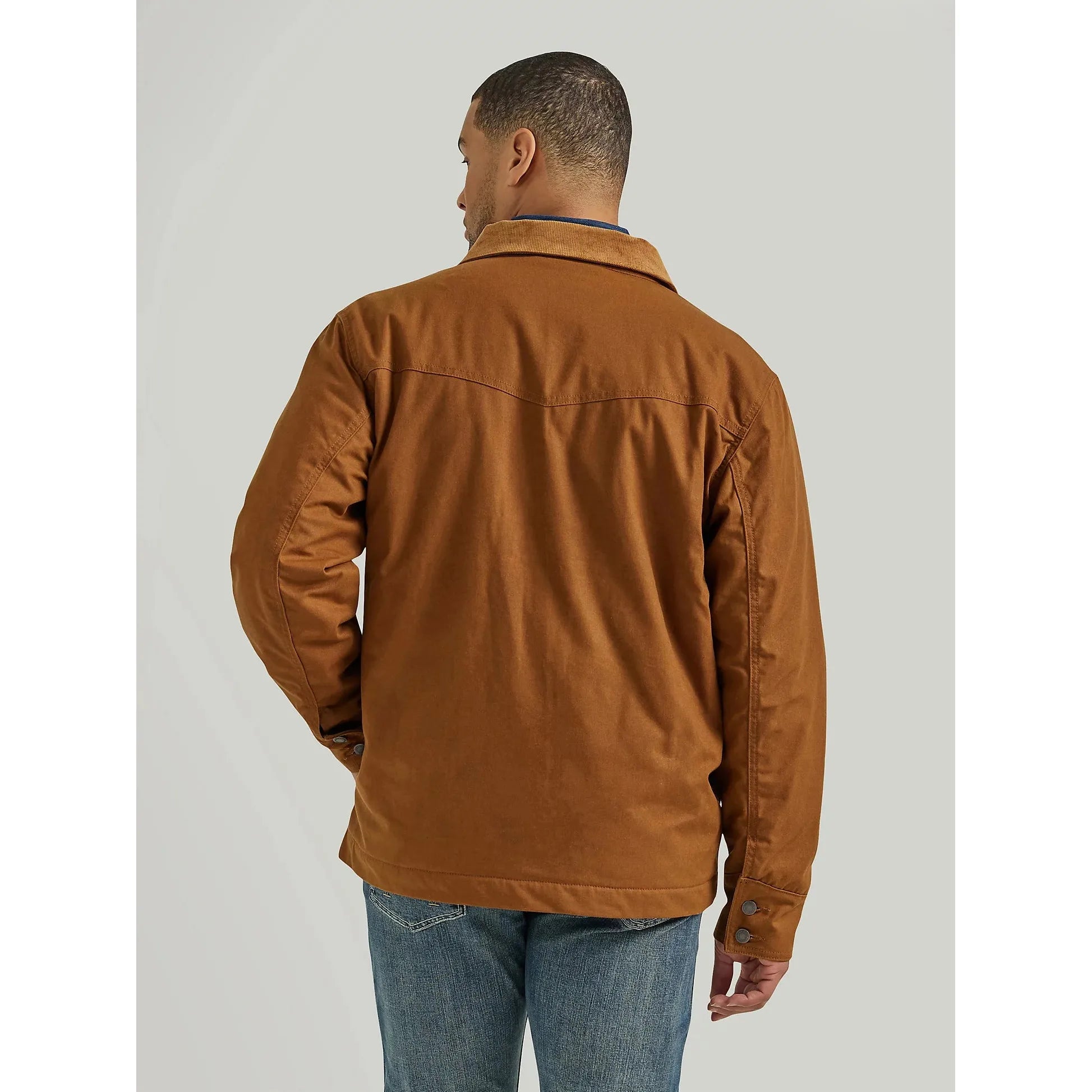 Men's  Wrangler Western Lined Canvas Barn Coat - Hay Bale