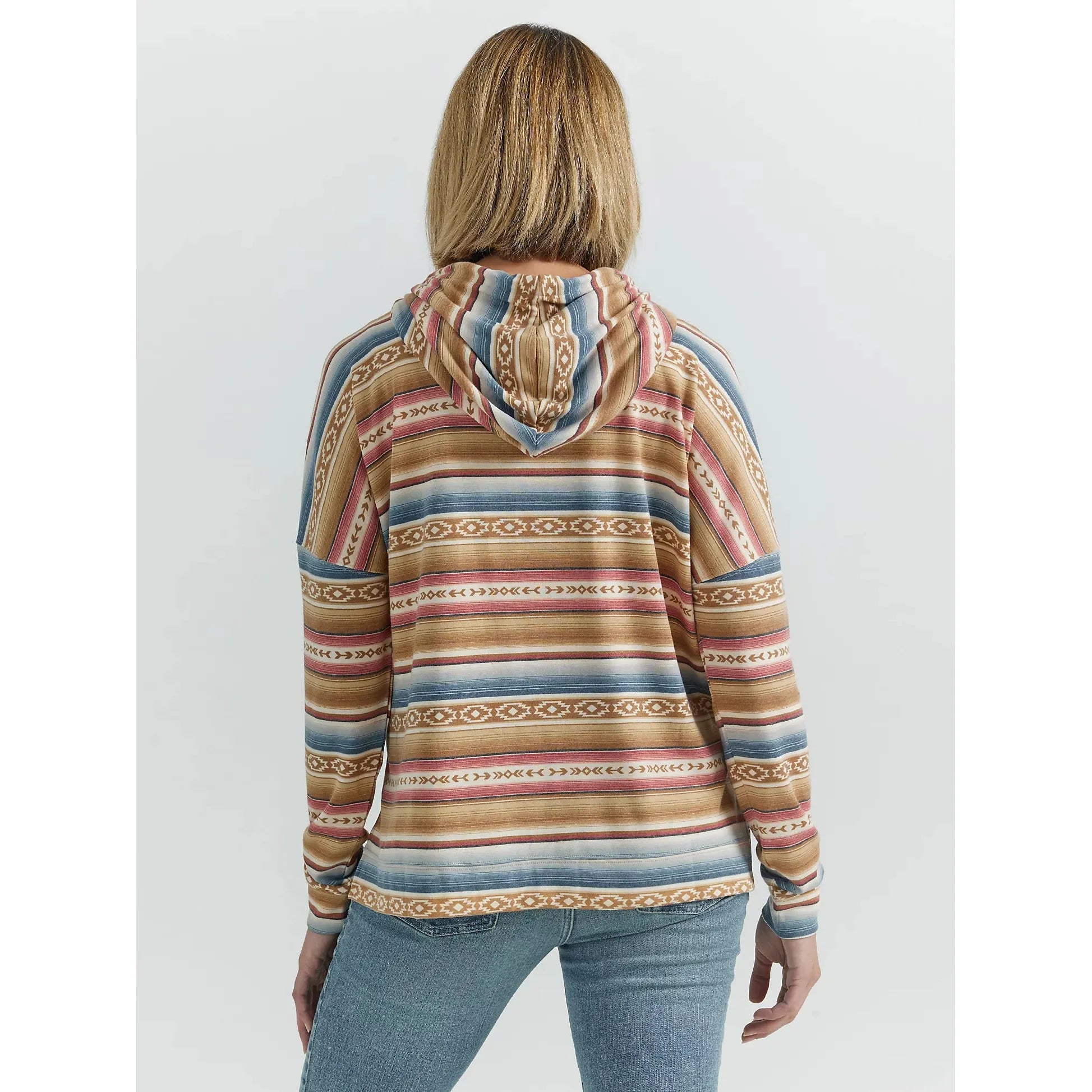 Women's Wrangler Geometric Relaxed Pullover Hoodie