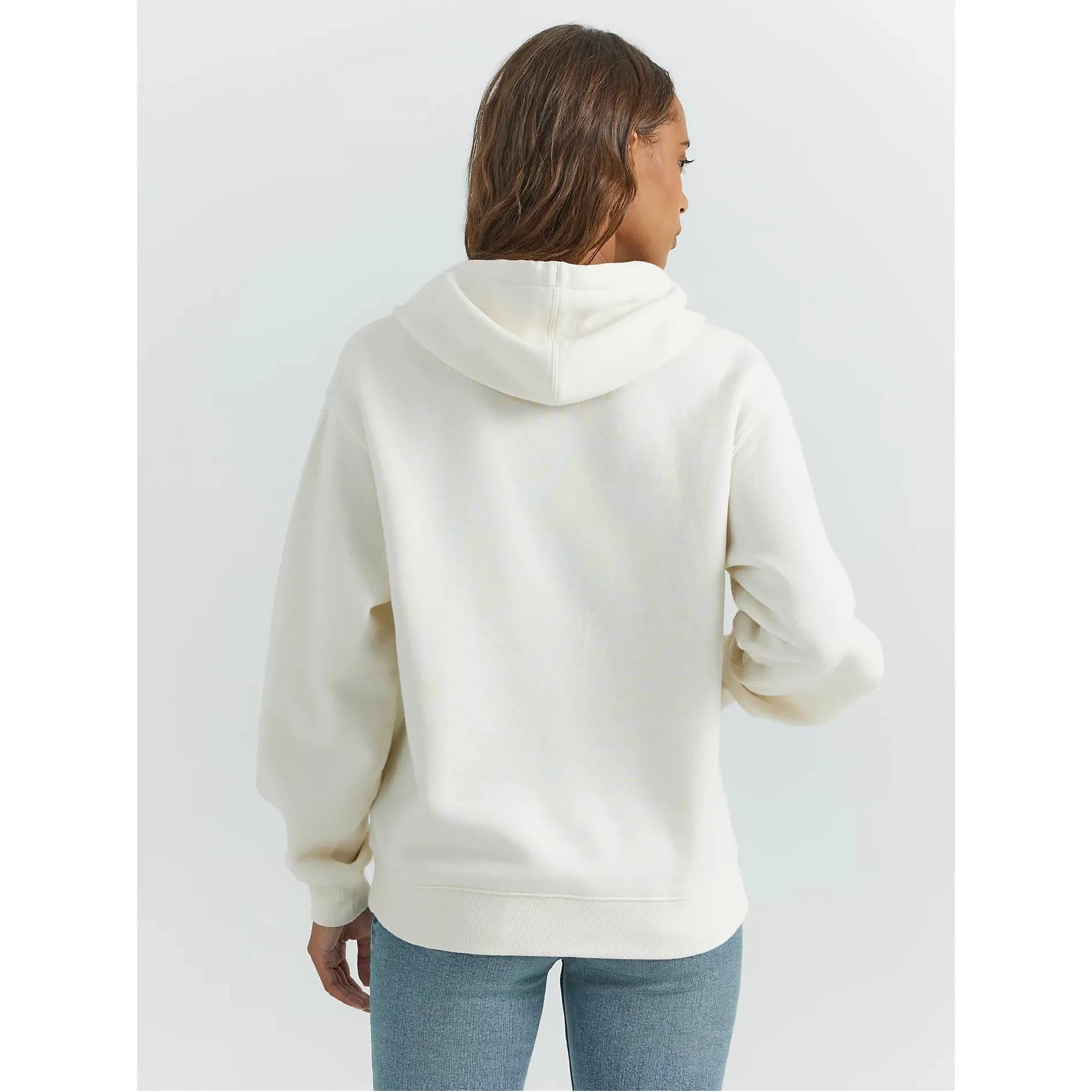 Women's Wrangler Bold Logo Hoodie in White