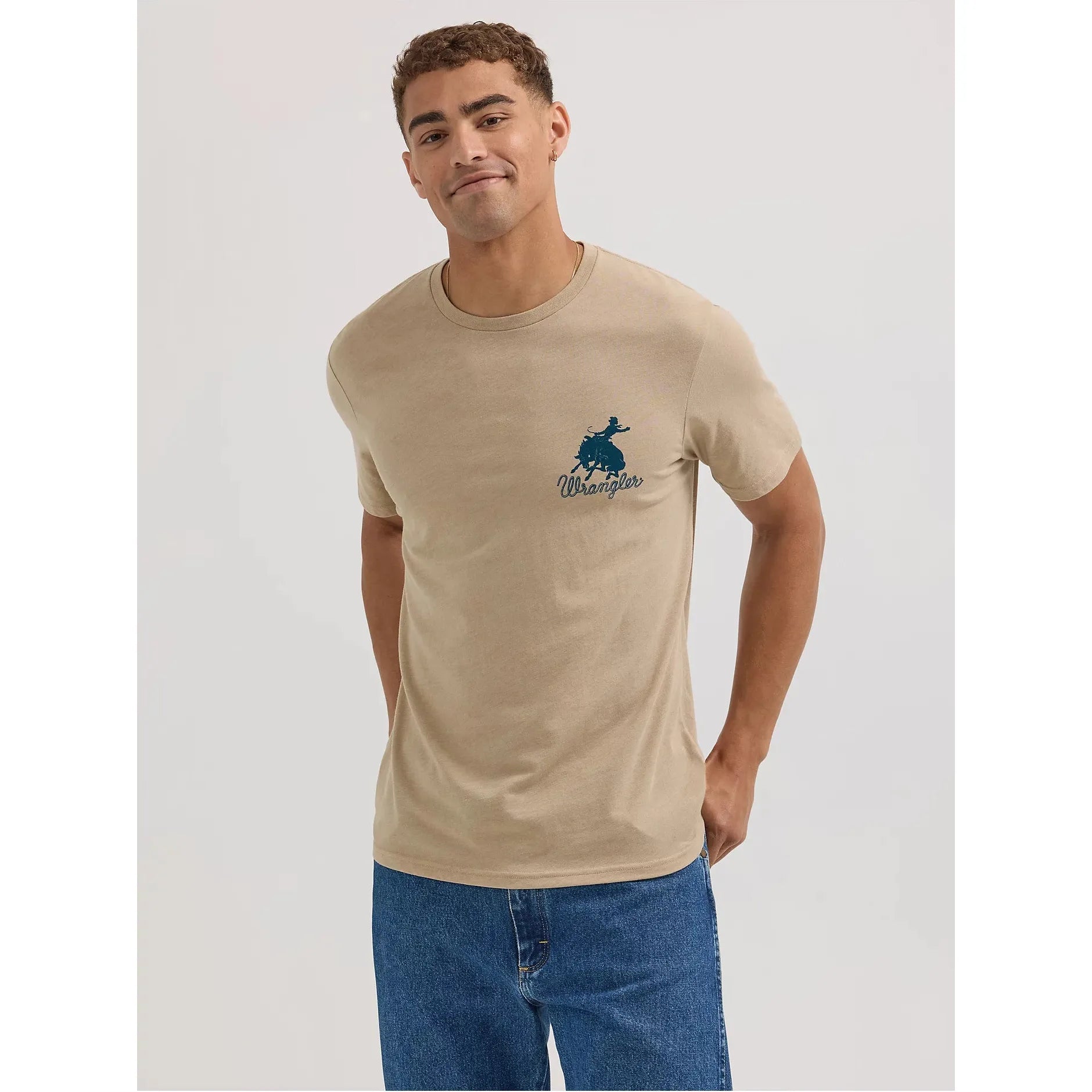 Men's Wrangler Long Live Cowboys Spanish T-Shirt