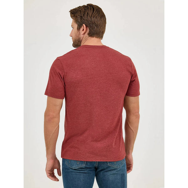 MEN'S WRANGLER SOUTHWESTERN LOGO GRAPHIC T-SHIRT-MADDER BROWN