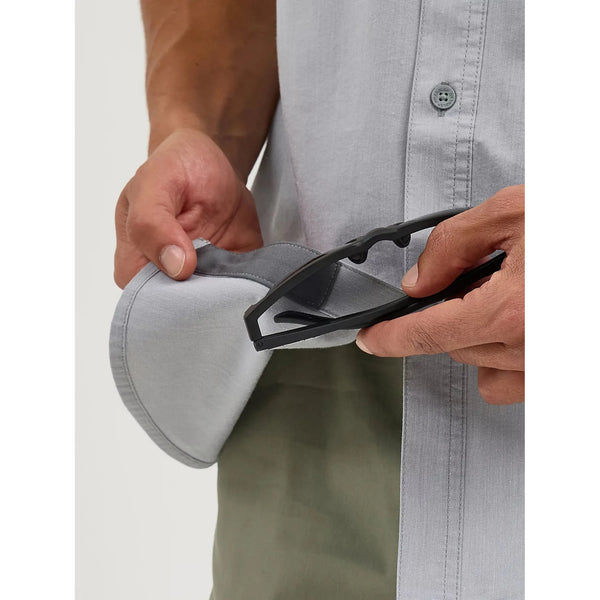 Men's Wrangler ATG Cedar Zip Pocket Shirt-Monument