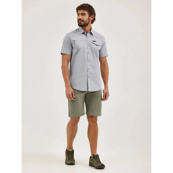 Men's Wrangler ATG Cedar Zip Pocket Shirt-Monument