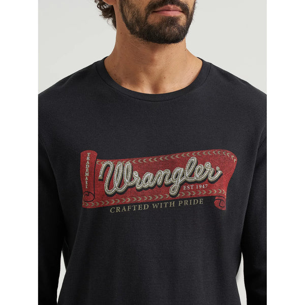 Men's Wrangler Graphic Thermal Long Sleeve T-Shirt