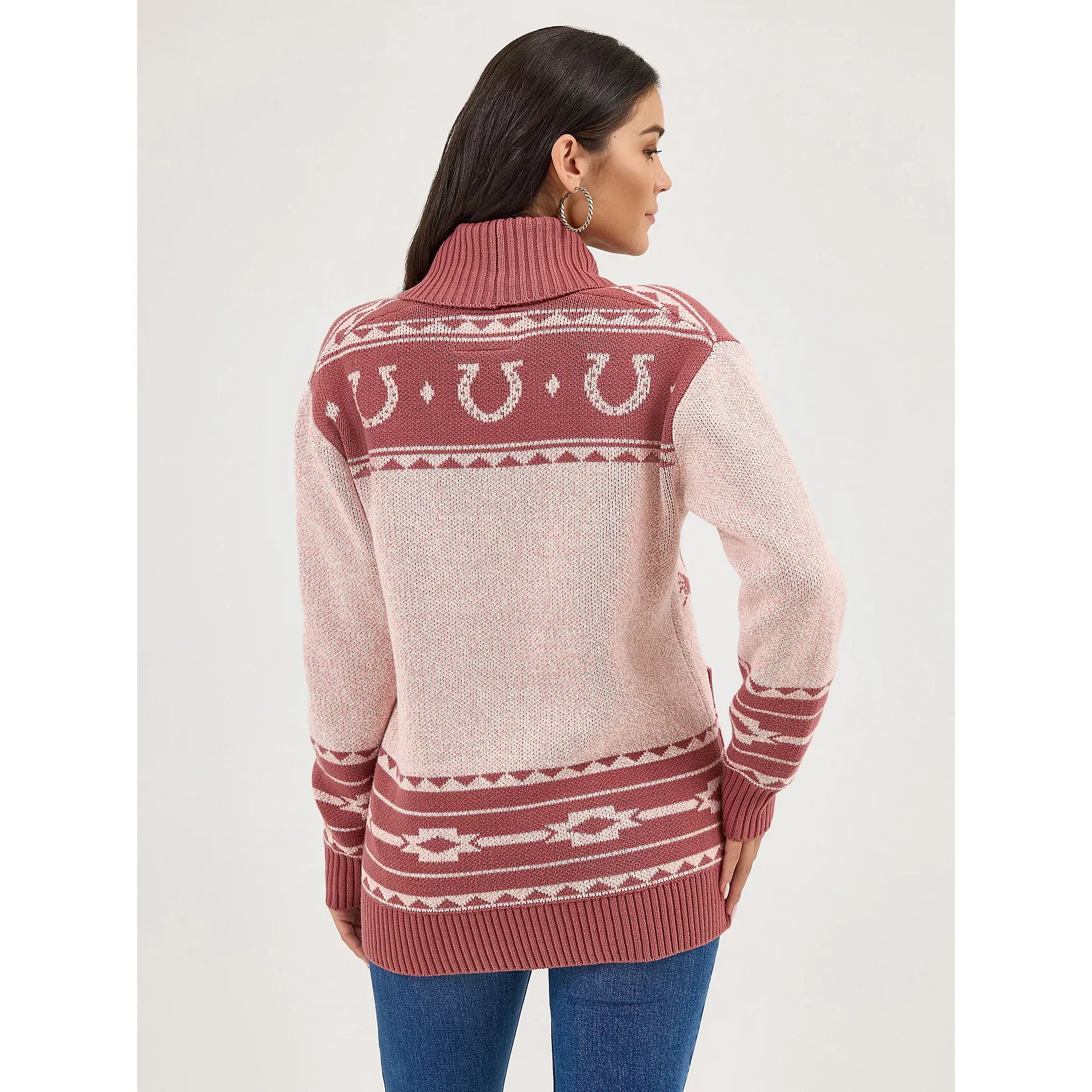 Women's Wrangler Retro® Western Cardigan-Pink