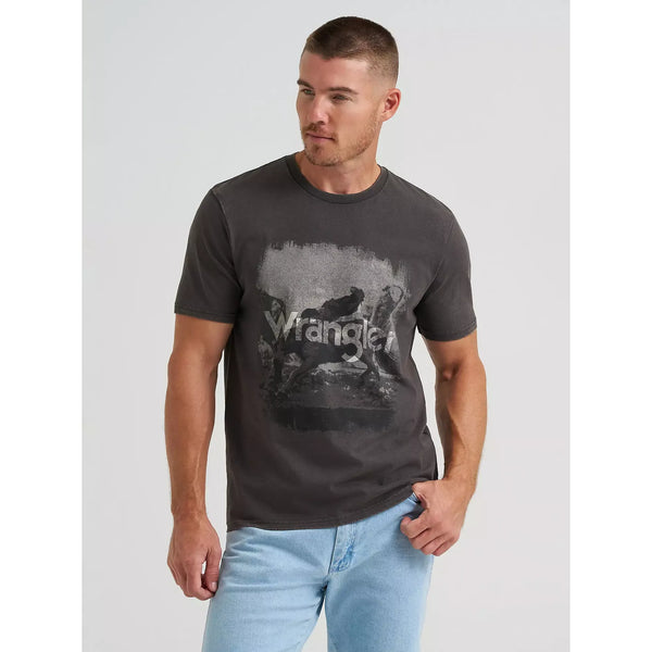 Men's Wrangler Shadow Back Graphic T-Shirt-Phantom