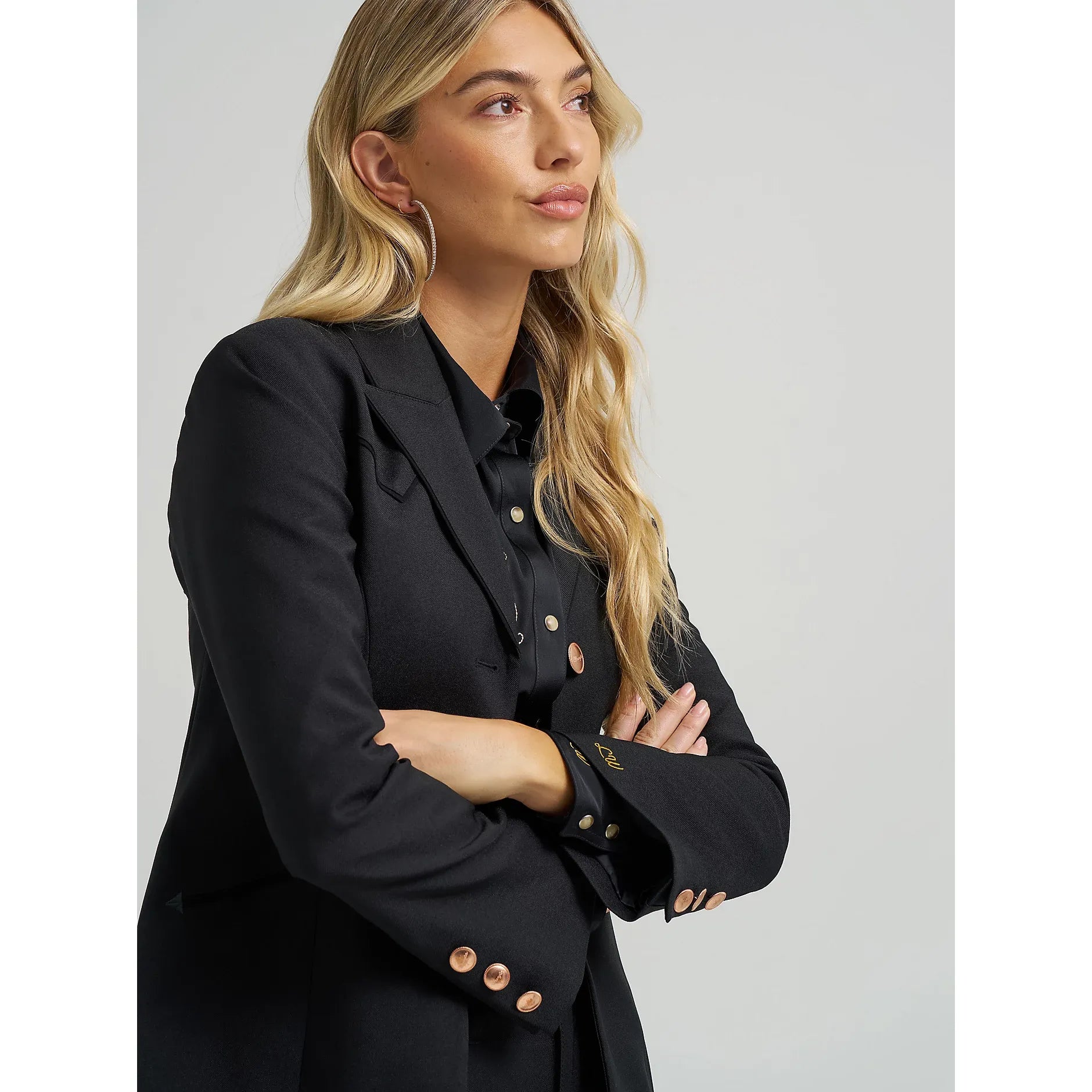 Women's Wrangler x Lainey Wilson Wrancher Blazer-Black