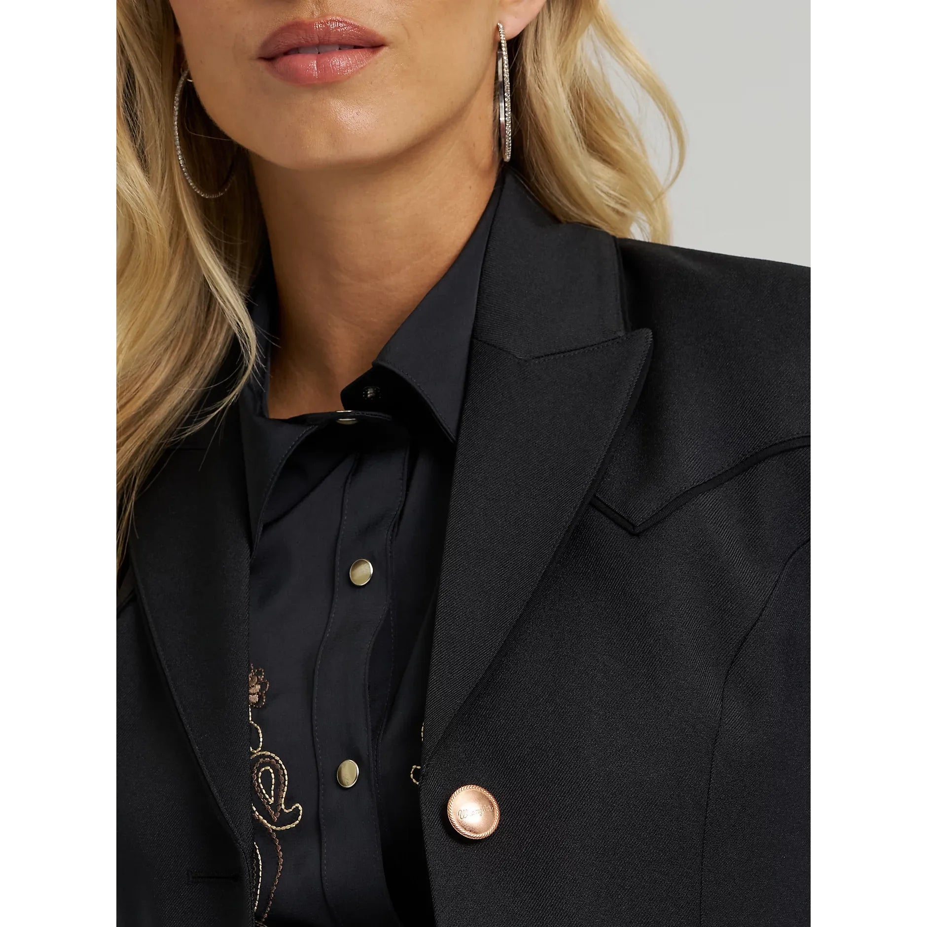 Women's Wrangler x Lainey Wilson Wrancher Blazer-Black