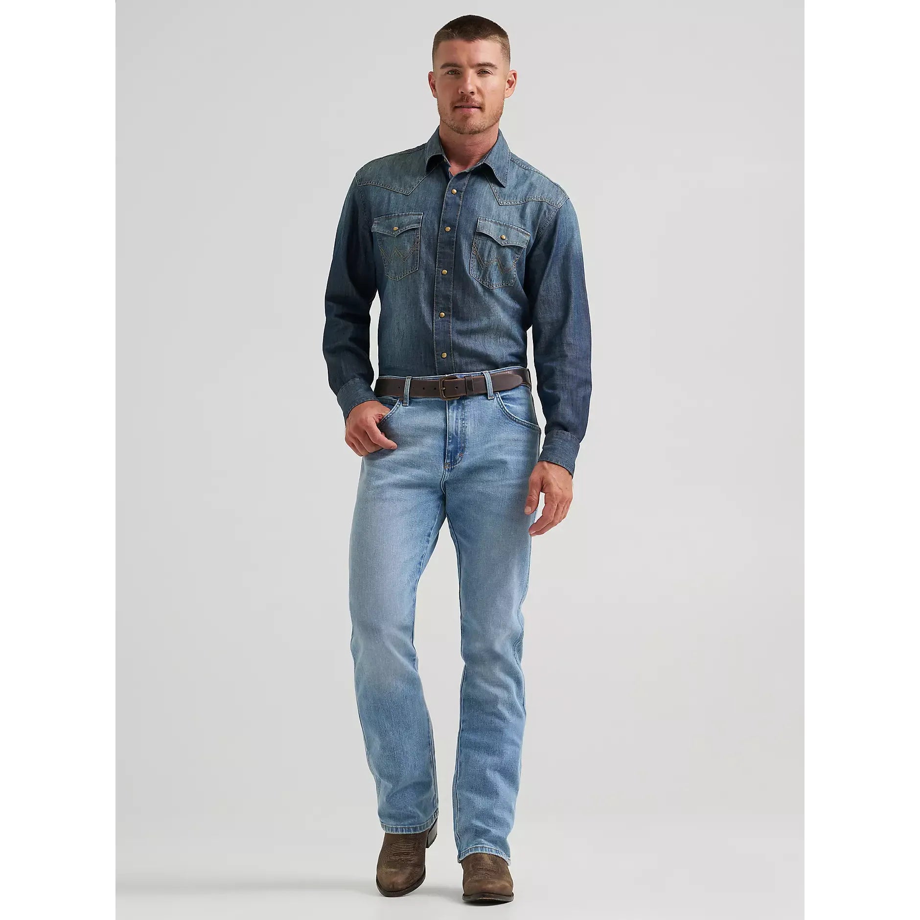 Men's Wrangler Retro® Slim Fit Bootcut Jean-Cloverdale - CWesternwear