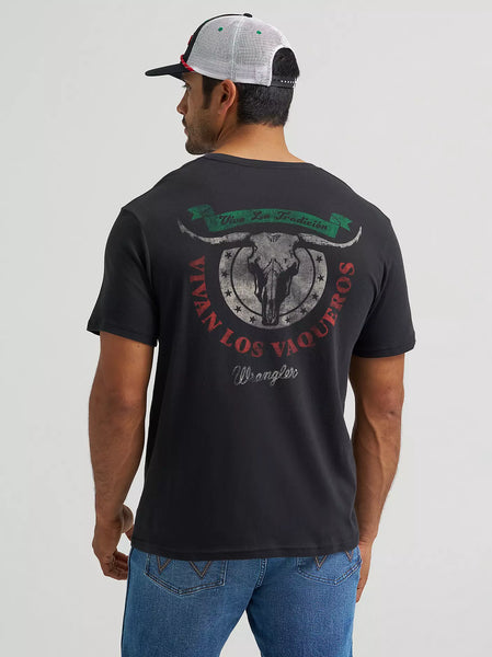Men's Wrangler Viva La Tradicion Back Graphic T-Shirt-Phantom