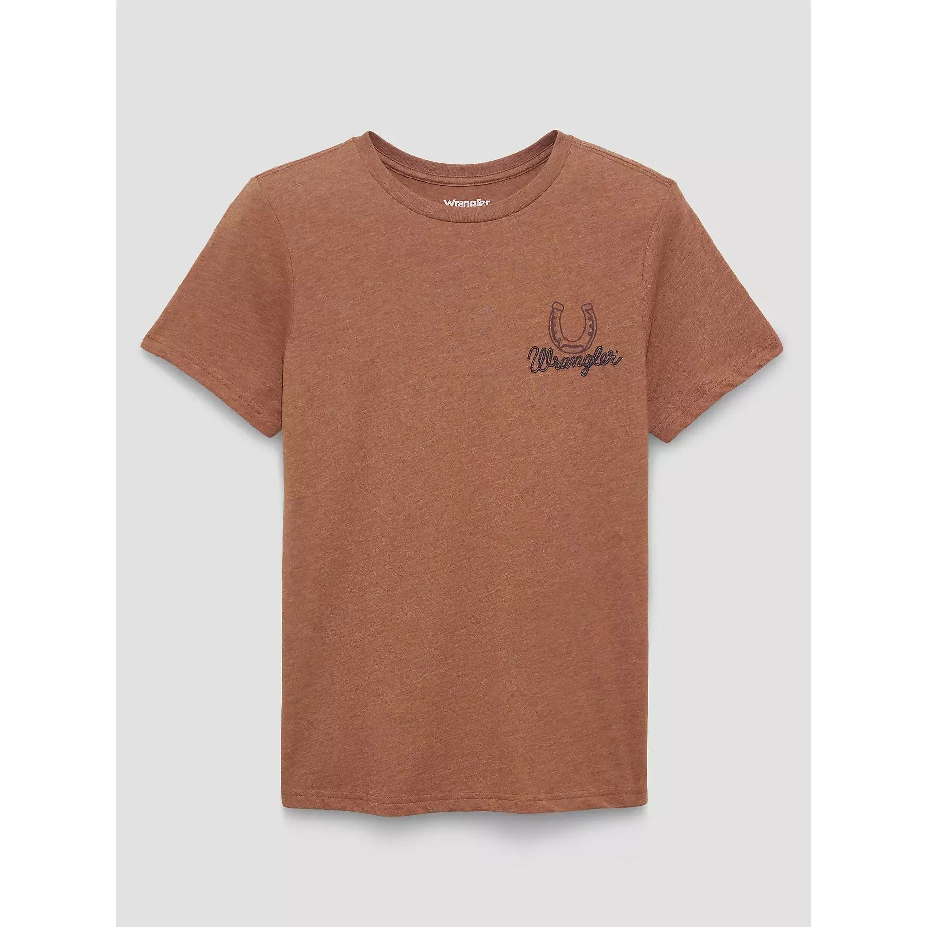 Women's Wrangler Bucking Back Graphic Reg Fit Graphic Tee-Rawhide Heather