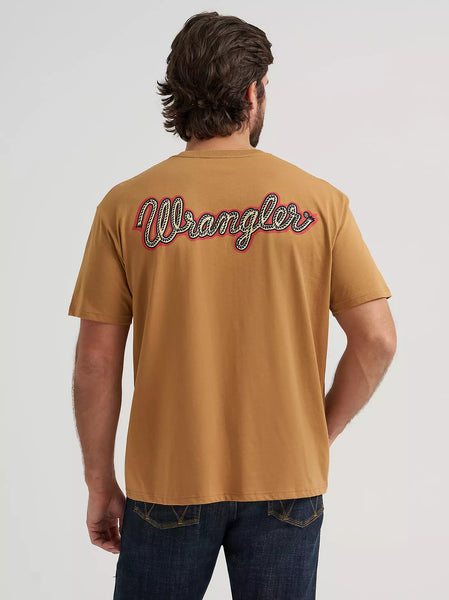 Men's Wrangler Ride of Life Vintage Fit Graphic T-Shirt-Tobacco Brown