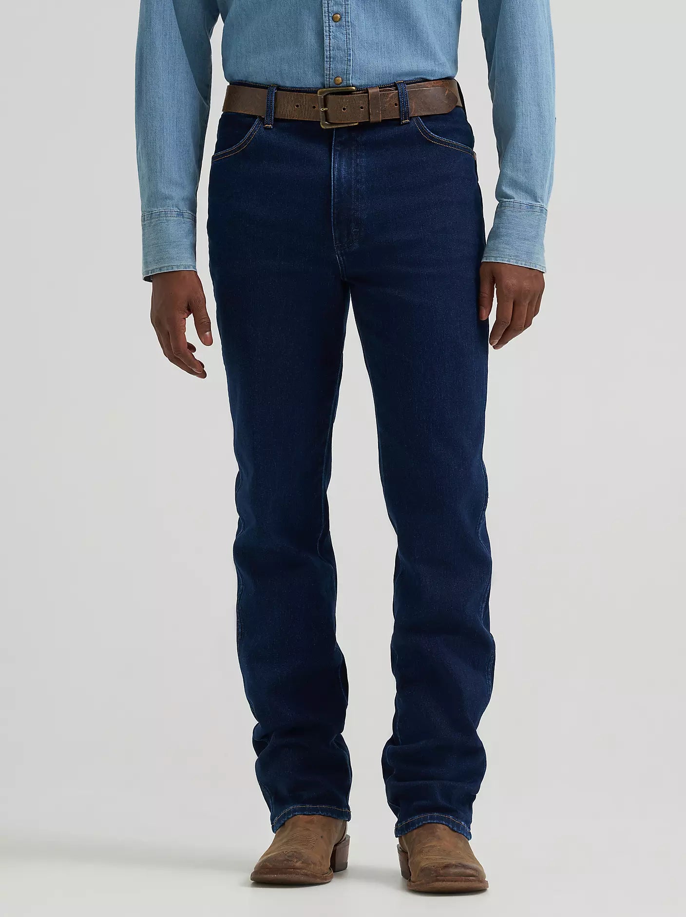 Men's Wrangler® Toughlite™ Cowboy Cut® Slim Fit Jean-Rinse