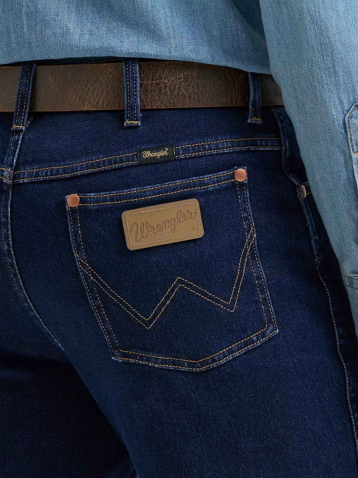 Men's Wrangler® Toughlite™ Cowboy Cut® Slim Fit Jean-Rinse