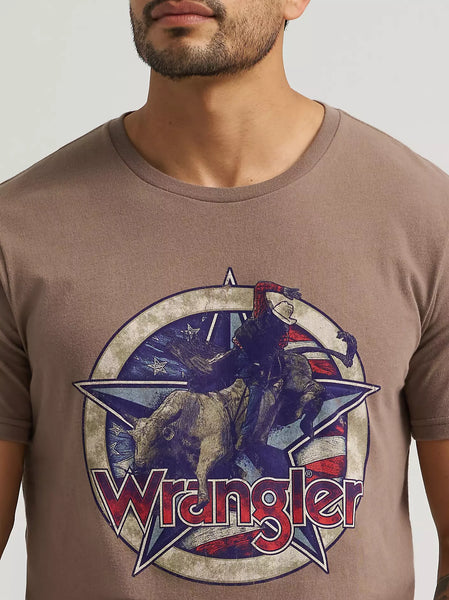 Men's Wrangler Americanas Star Graphic T-Shirt-Walnut