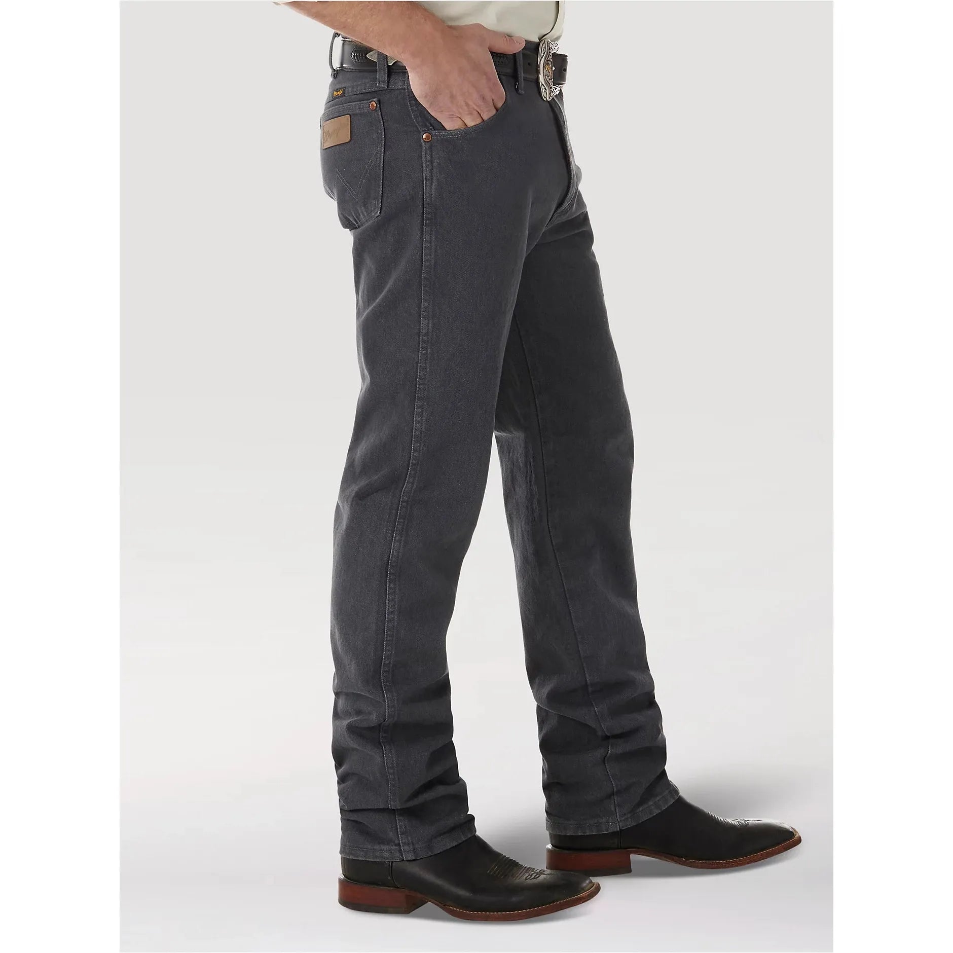 MEN'S WRANGLER® COWBOY CUT® ORIGINAL FIT JEAN-CHARCOAL GREY