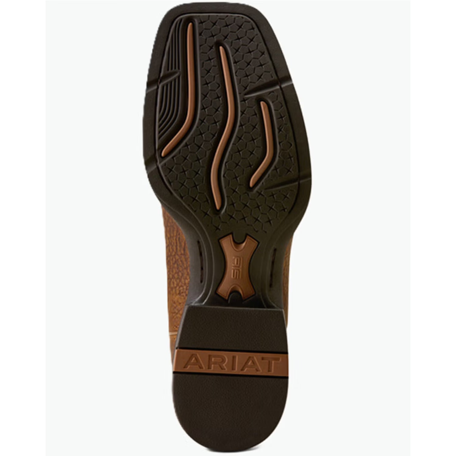 Men's Ariat Sport Sidebet Performance Cowboy Boot-Dark Tan