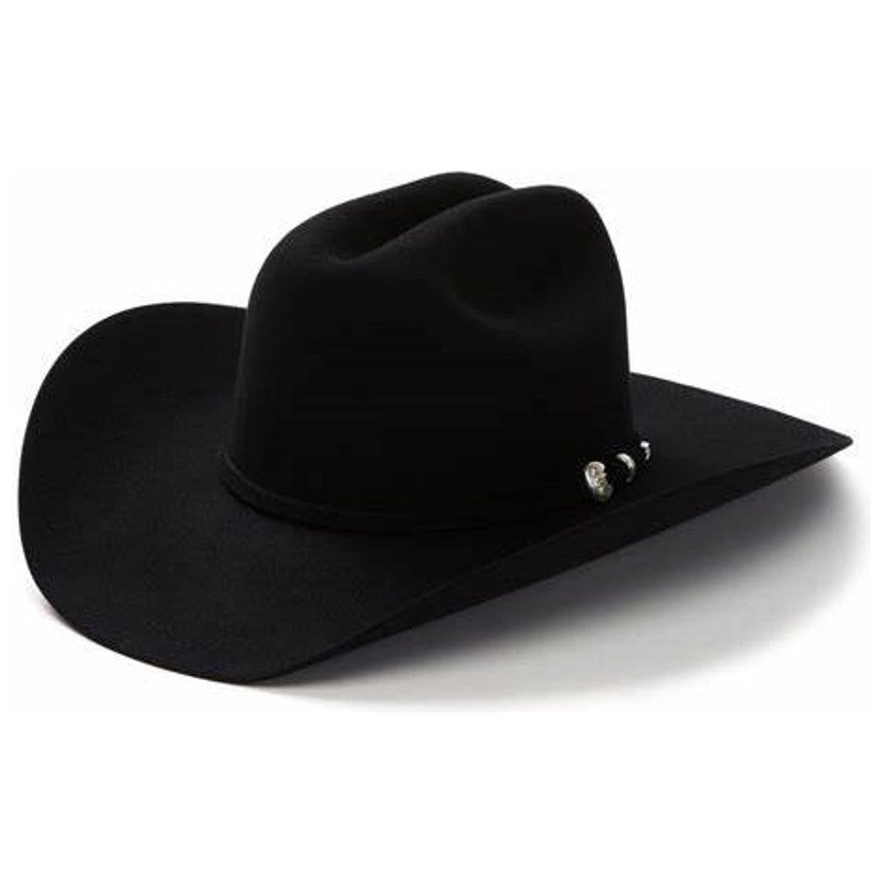 Stetson 200x La Corona Black Beaver & Cashmere Western Felt Hat