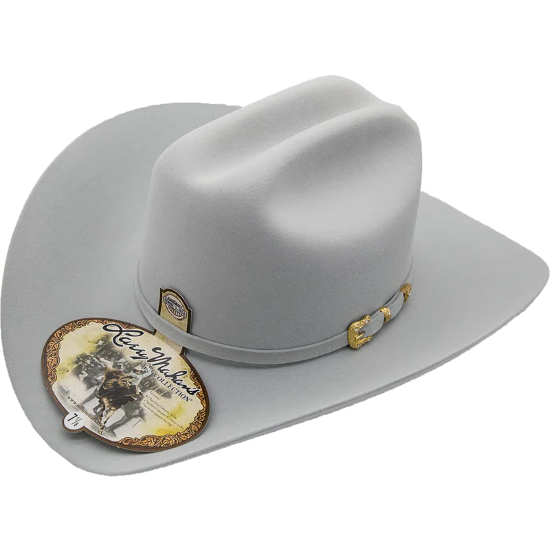 30X Larry Mahan's Platinum OPULENTO Beaver Fur Felt Western Cowboy Hat