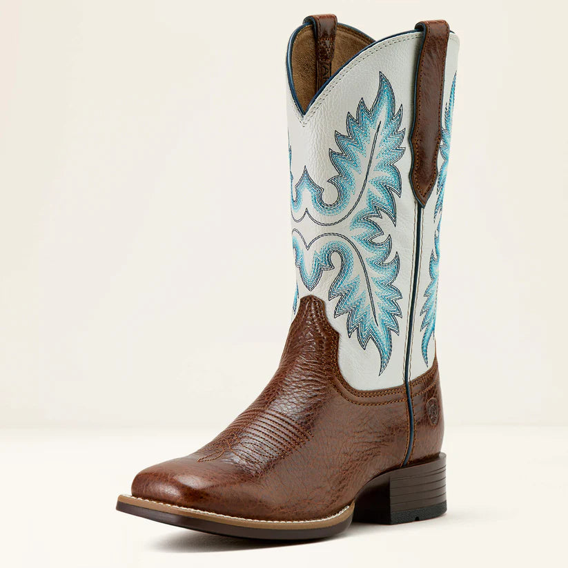 Ariat Women's Canyon Point Western Boot - Gingersnap/White Icing