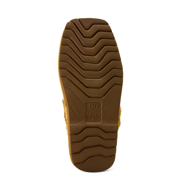 Men's Ariat Silversmith Square Toe Exotic Slipper-Chocolate