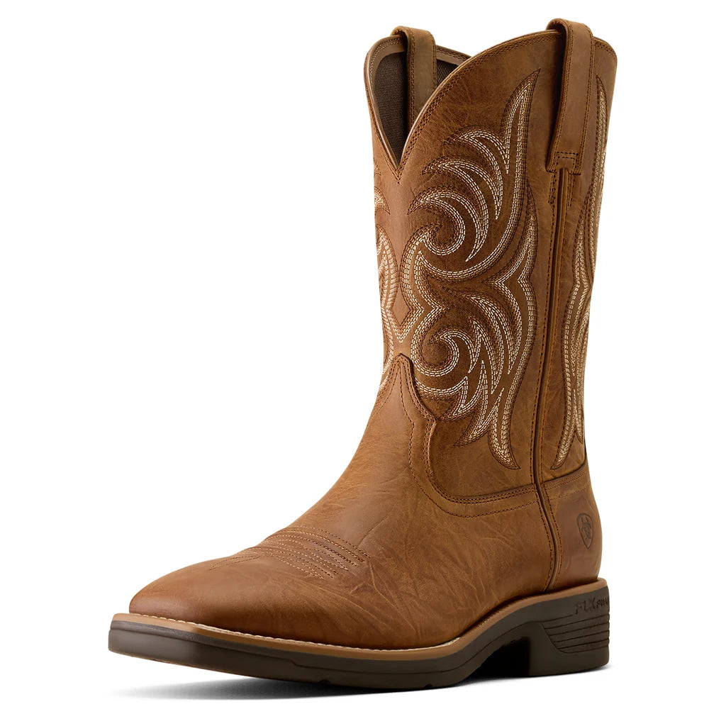 Men's Ariat Ranger Wide Square Cowboy Boot-Sunbaked Tan