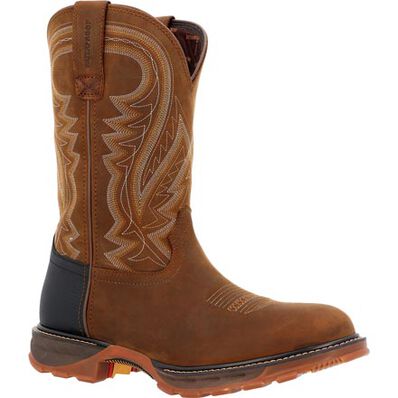 Mens' Durango Maverick XP Waterproof Western Work Boot - Coyote Brown