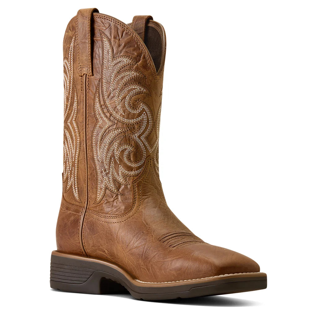Men's Ariat Ranger Wide Square Cowboy Boot-Sunbaked Tan