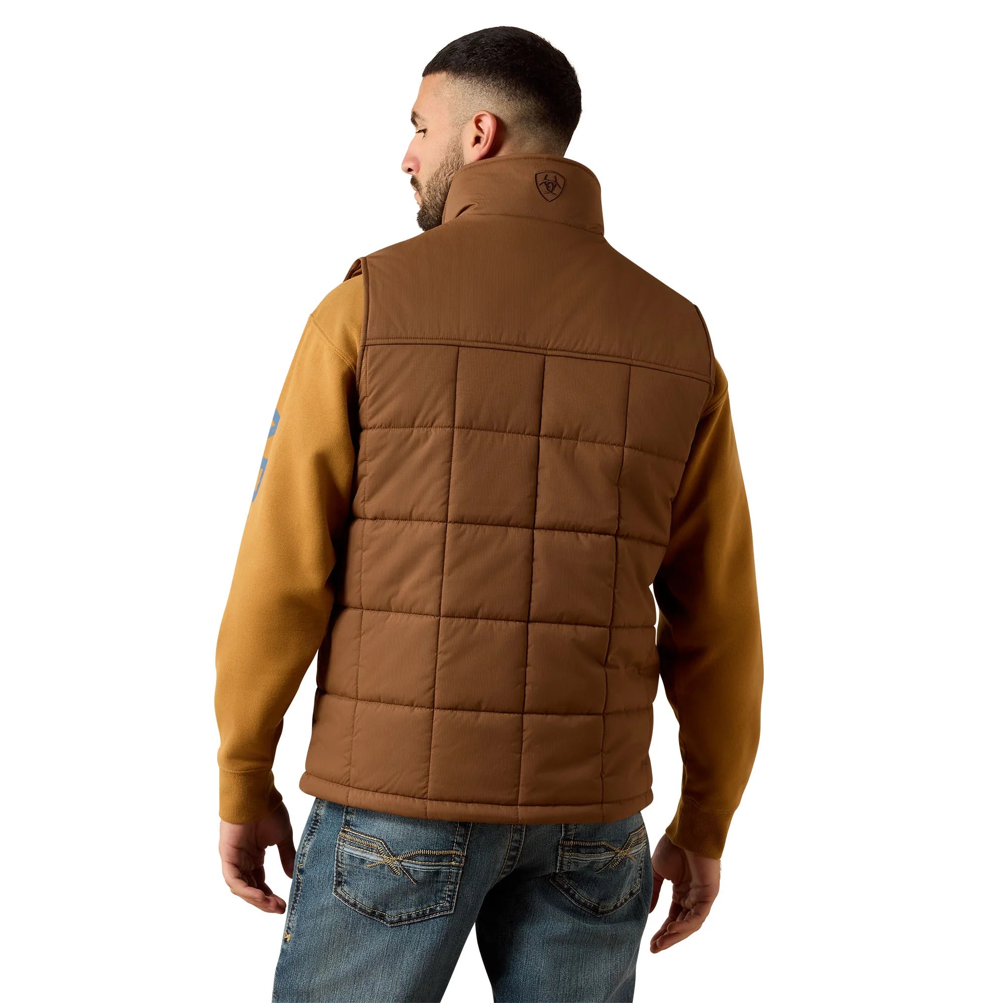 Ariat Men's Crius Insulated Concealed Carry Vest-Brazil Nut