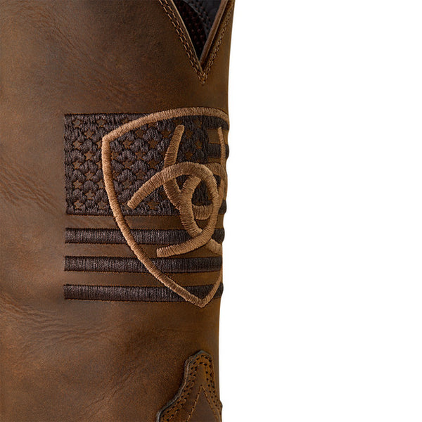 Men's Ariat Sport Freedom Cowboy Boot-Distressed Brown