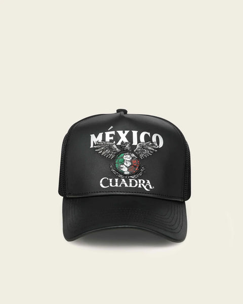 Limited Edition Black Leather Cap – Mexico 2026