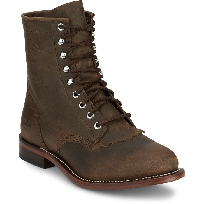 Men's Justin Drennan 7" Lace-Up Roper-Brown