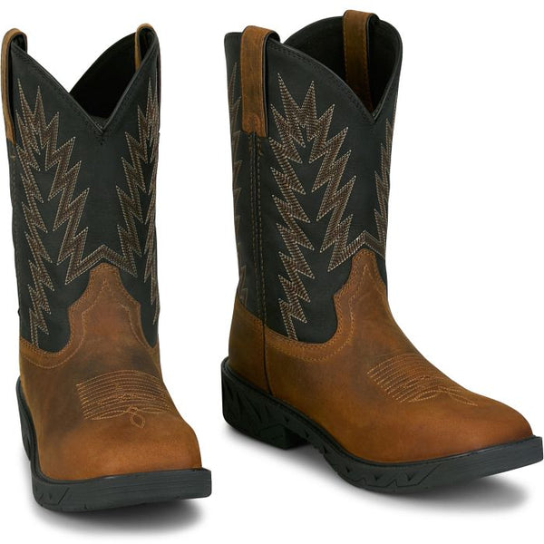 Men's Justin Taskmaker 11" Waterproof-Brown
