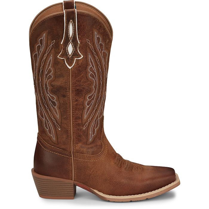 Women's Justin Rein 12" Western Boot-Waxy Tan
