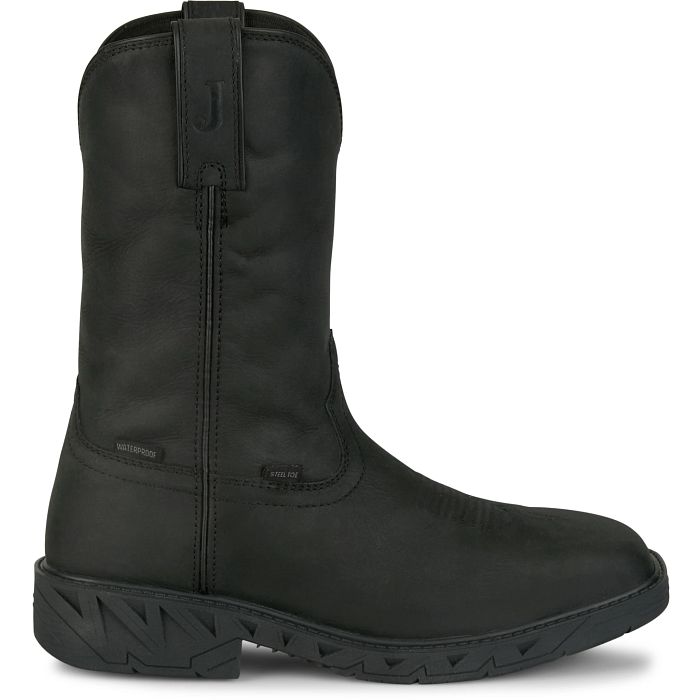 Men's Justin Drifter 11" Waterproof Steel Toe-Black