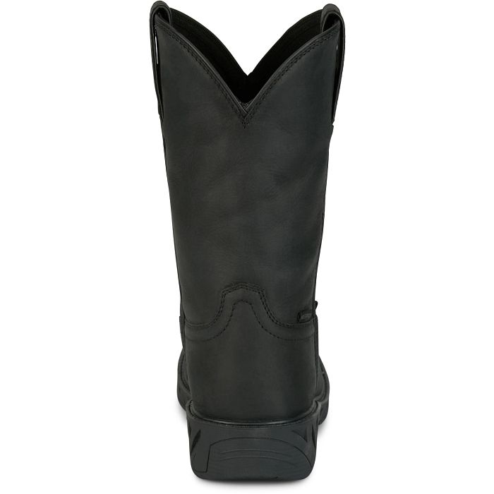 Men's Justin Drifter 11" Waterproof Steel Toe-Black