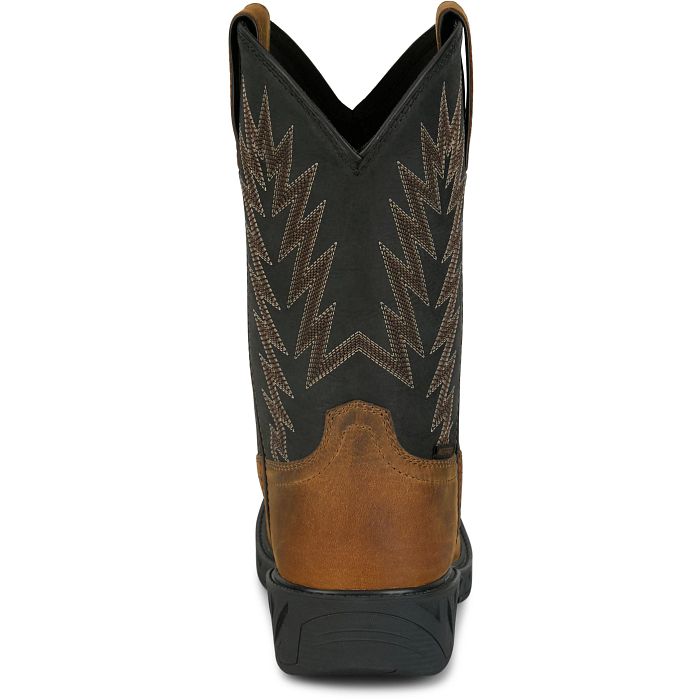 Men's Justin Taskmaker 11" Waterproof-Brown