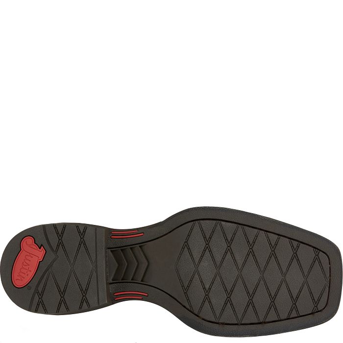 Men's Justin Cantor 11" Wide Square Toe Boot-Dusty Brown