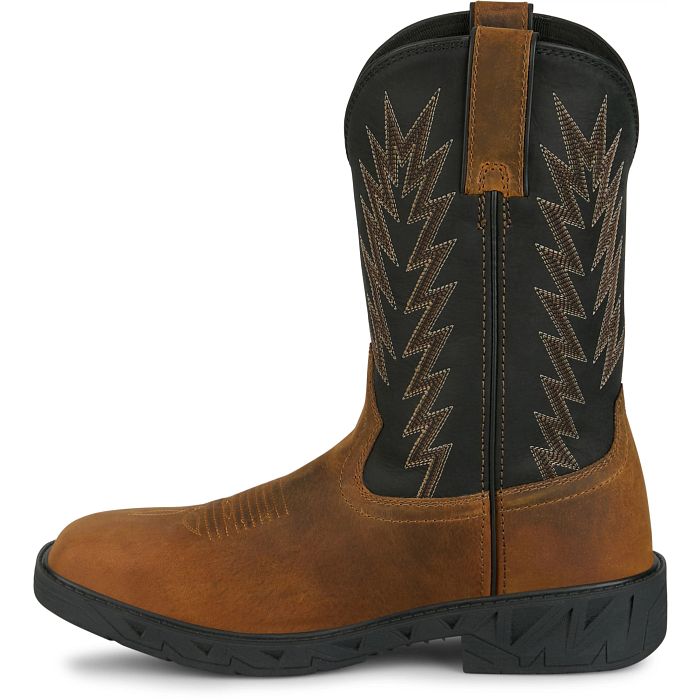 Men's Justin Taskmaker 11" Waterproof-Brown