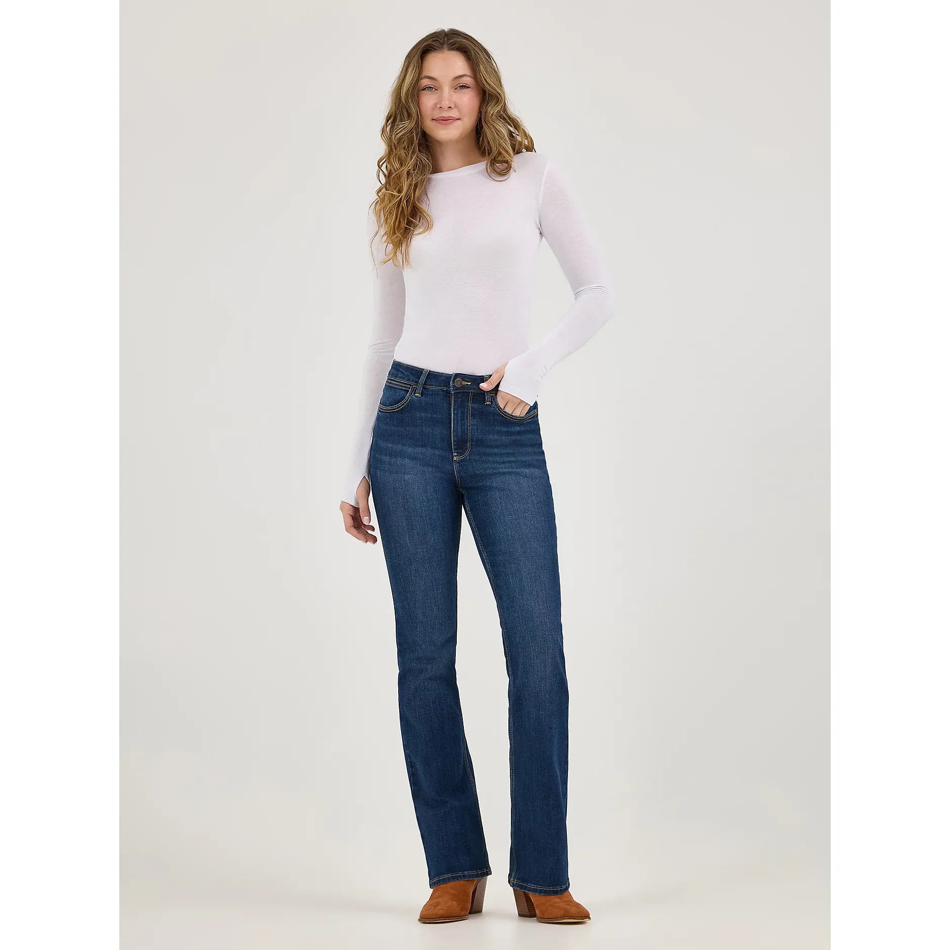 Women's Wrangler® High Rise Bold Boot Jean-Stockton