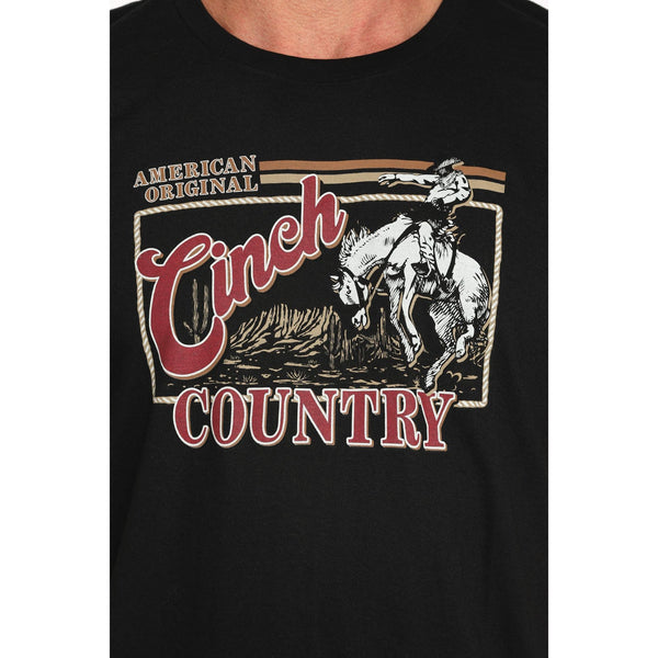 Men's Cinch Country T-shirt-Black