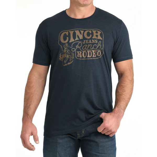 Men's Cinch Logo T-shirt-Navy