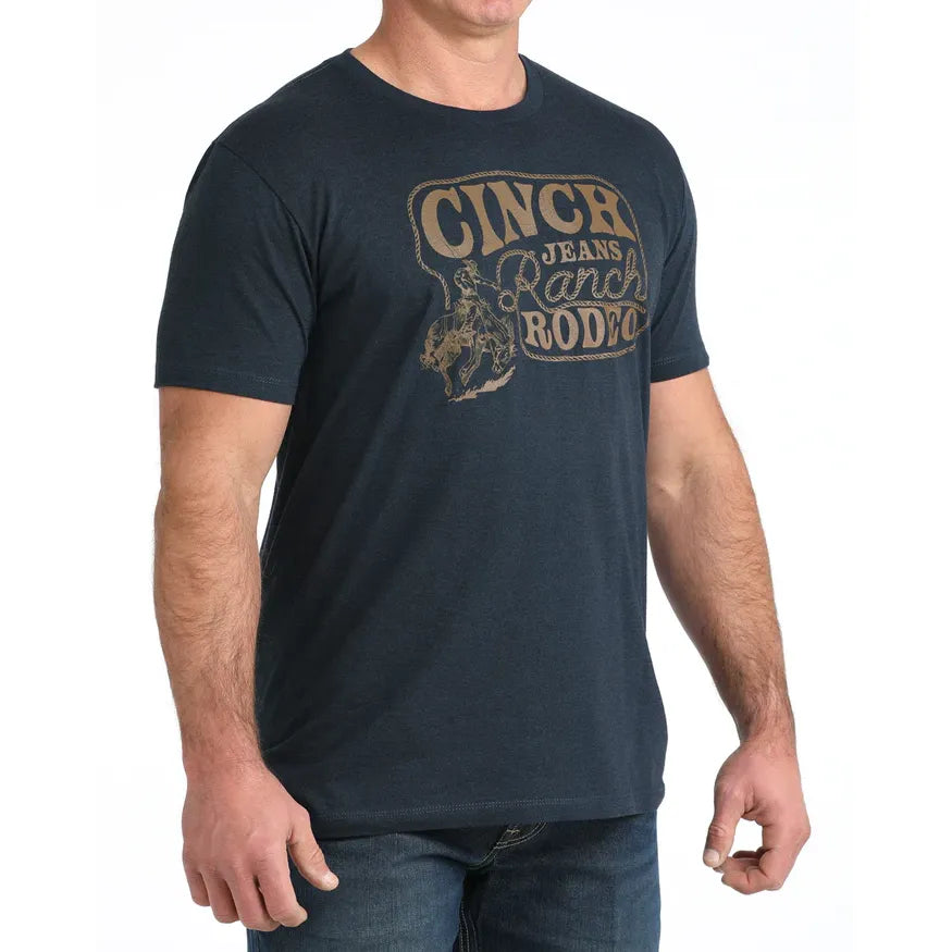 Men's Cinch Logo T-shirt-Navy
