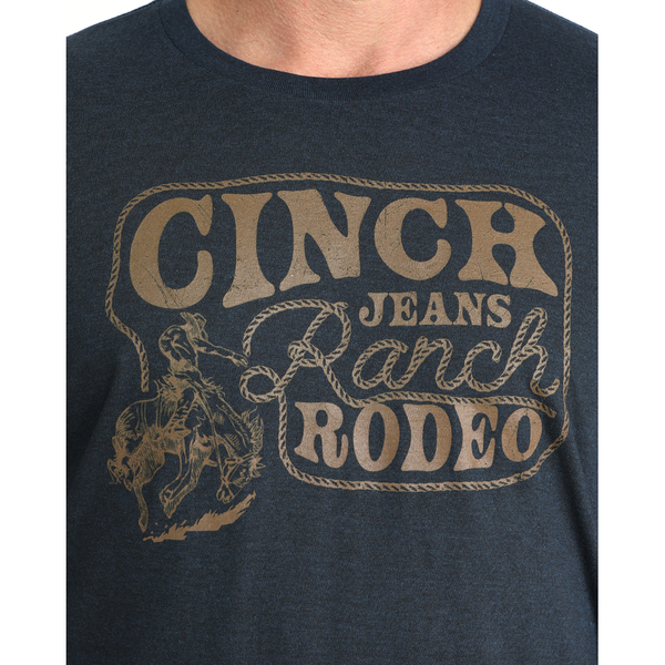 Men's Cinch Logo T-shirt-Navy