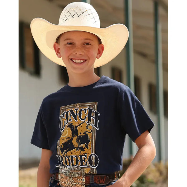 Boy's Cinch T-shirt-Navy