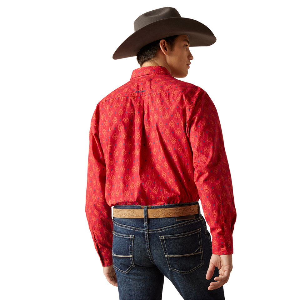 Ariat Men's Parsons Classic Fit Shirt - Red